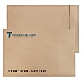 Zip Stick® Brown Kraft TerraBoard™ Open End Catalog Mailing Envelopes, 2-Color, Custom 12-1/2" x 19",  Box Of 500 1 thumbnail image