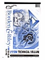 Borden & Riley #110M Technical Vellum, 11" x 17", Bright White, Pad Of 50 Sheets 1 thumbnail image