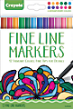 Crayola® Fine Line Markers For Adults, Assorted Contemporary Colors, Pack Of 12 1 thumbnail image