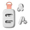 Skullcandy Dime 3 True Wireless Bluetooth® Earbuds With Microphone And Charging Case, Bone/Orange Glow, S2DCW-R951