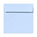 LUX Square Envelopes, 5 1/2" x 5 1/2", Peel & Press Closure, Baby Blue, Pack Of 50