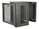 Tripp Lite 15U Wall Mount Rack Enclosure Server Cabinet Hinged Wallmount - Rack cabinet - wall mountable - black - 15U - 19" 1 thumbnail image