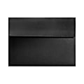 LUX Invitation Envelopes, A6, Gummed Seal, Black Satin, Pack Of 250 1 thumbnail image
