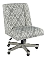 Linon Home Décor Cooper Mid-Back Chair, Dove/Gray Wash