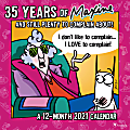 TF Publishing Humor Monthly Wall Calendar, 12" x 12", Maxine, January To December 2021