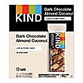 KIND Fruit And Nut Dark Chocolate, Almond And Coconut Bars, 1.6 Oz, Box Of 12