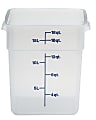 Cambro Translucent CamSquare Food Storage Containers, 18 Qt, Pack Of 6 Containers