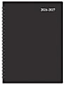 2026-2027 Office Depot® Brand 18-Month Weekly/Monthly Academic Planner, 6" x 8", 30% Recycled, Black, July 2026 To December 2027 1 thumbnail image