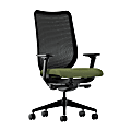 HON® Nucleus® Mesh-Back Work Chair, 42 3/4"H x 28 3/4"W x 25 3/4"D, Ivy/Polished Aluminum