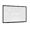 Ghent Prest Magnetic Dry-Erase Whiteboard, Porcelain, 50-1/4” x 62-1/4”, White, Carmel Oak Wood Frame 1 thumbnail image