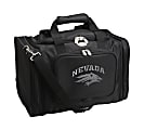 Denco Sports Luggage Expandable Travel Duffel Bag, Nevada Wolf Pack, 12 1/2"H x 18" - 22"W x 12"D, Black
