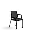 Safco Medina Guest Chair - 18"16" Chair Back, 18" x 18"18" Chair Seat, 23.5" x 23.5"33.5" Chair - Finish: Black