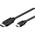 4XEM DisplayPort To HDMI Cable, 6'