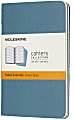 Moleskine Cahier Journals, 3-1/2" x 5-1/2", Ruled, 64 Pages (32 Sheets), Brisk Blue, Set Of 3 Journals