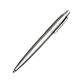 Parker® Jotter™ Ballpoint Pen, Medium Nib, 0.7 mm, Stainless Steel Barrel, Blue Ink