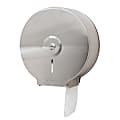 Mind Reader Locking Toilet Paper Roll Dispenser, 4-1/2”H x 10-1/2”W x 10”D, Silver 1 thumbnail image