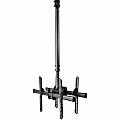 StarTech.com Ceiling TV Mount - Back-to-Back - Dual Screen Mount - For 32" to 75" Displays - 3.5' to 5' Pole - Full Motion - Steel - Pole Mount TV Bracket