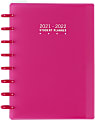 TUL® Discbound Weekly/Monthly Student Planner, Junior Size, Pink, July 2021 To June 2022 1 thumbnail image