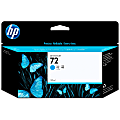 HP 72 Cyan Ink Cartridge, C9371A