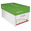 Office Depot® EnviroCopy® Copy Paper, White, Letter (8.5" x 11"), 5000 Sheets Per Case, 20 Lb, 50% Recycled, FSC® Certified