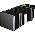 MMF SteelMaster 15-comptmt Message Rack - 15 Compartment(s) - 6.5" Height x 6.3" Width - Desktop - Recycled - Black - Steel - 1Each