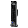 Honeywell® 1500 Watts Electric Ceramic Oscillating Heater, 2 Heat Settings, 23.25"H x 8.75"W x 6.75"D, Black