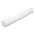 AllSett Health® Ergonomic Memory Foam XXL Cylinder Bolster Body Pillow, 7-5/16”H x 7-5/16”W x 47”D, White 1 thumbnail image