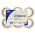 Office Depot® Brand Packaging Tape, 2" x 55 Yd., 3.0 Mil Thickness, Clear, Pack Of 6