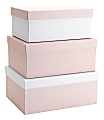 Office Depot® Brand Decorative Boxes, Pink, Set Of 3 Boxes 1 thumbnail image