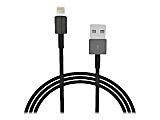 4XEM - Lightning cable - USB male to Lightning male - 10 ft - MFI Certified - black