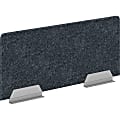 HON Front Above Desktop PET Screen - 46" Width x 20" Depth - Gray - 1 / Each