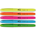 Integra Pen Style Fluorescent Highlighters - Chisel Point Style - Assorted - 5 / Set