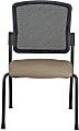 WorkPro® Spectrum Series Mesh/Vinyl Stacking Guest Chair with Antimicrobial Protection, Armless, Beige, Set Of 2 Chairs, BIFMA Compliant 1 thumbnail image
