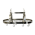 Elegant Designs 2-Light Hanging Downlight Pot Rack, 19-1/4"W, Brushed Nickel 1 thumbnail image