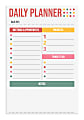 Office Depot® Brand Daily Planner List Desk Calendar Pad, 5" x 7", Dots, Undated 1 thumbnail image