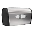 Solaris Paper® LoCor® Side-By-Side Wall-Mount Bath Tissue Dispenser, Stainless