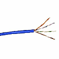 Belkin Cat. 5E Plenum UTP Bulk Cable - 500ft - Blue