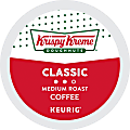 Krispy Kreme Doughnuts® Single-Serve Coffee K-Cup® Pods, Smooth Medium Roast, Carton Of 24