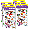 Trend superShapes Stickers, Discovering Dinosaurs, 152 Stickers Per Pack, Set Of 6 Packs