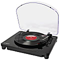 ION Air LP IT55 Record Turntable - Piano Black - Bluetooth - Auxiliary Audio In - Audio Line Out - USB