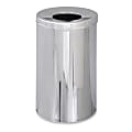 Safco® Reflections Open-Top Receptacle, 35"H x 18 1/2"W x 7 1/2"D, 35-Gallon, Chrome 1 thumbnail image