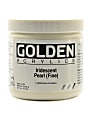 Golden Acrylic Paint, Fine, 16 Oz, Iridescent Pearl