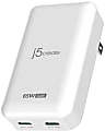 j5create 65W GaN Slim PD USB-C 2-Port Charger, White, JUP2465 1 thumbnail image