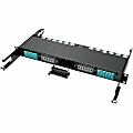 Eaton Tripp Lite Series 100Gb/120Gb Pass-Through Cassette - (x6) 24-Fiber MTP/MPO ( Female ) - 6 x MTP/MPO, 6 x MTP/MPO - 12 Port(s) - 12 x RJ-11" 1 thumbnail image