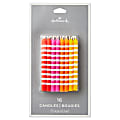 Hallmark Pink and Red Striped Birthday Candles Pack 1 thumbnail image