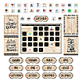 Creative Teaching Press Black, White, and Wood Calendar Set Bulletin Board Set, 87 Pieces 1 thumbnail image