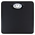 Health O Meter 995118080M Compact Rotating-Dial Scale, 1-3/4"H x 9-3/4"W x 9-3/4"D, Black