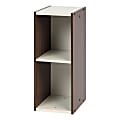 IRIS Sema 24"H Narrow Space-Saving-Shelf, Walnut Brown