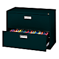 Realspace® PRO 36"W 2-Drawer Lateral File, 28 3/4"H x 36"W x 19 1/4"D, Black 1 thumbnail image