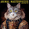 2025 Willow Creek Press Humor & Comics Monthly Wall Calendar, 12” x 12”, Animal Masterpieces, January To December, 41390